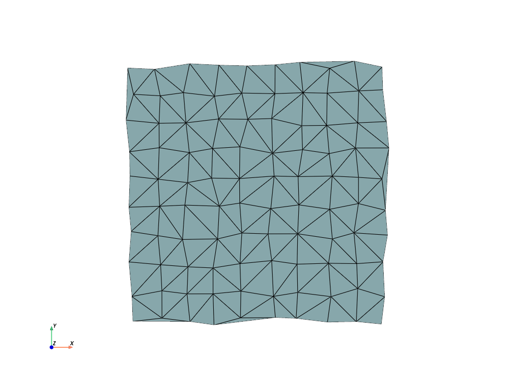 d create tri surface